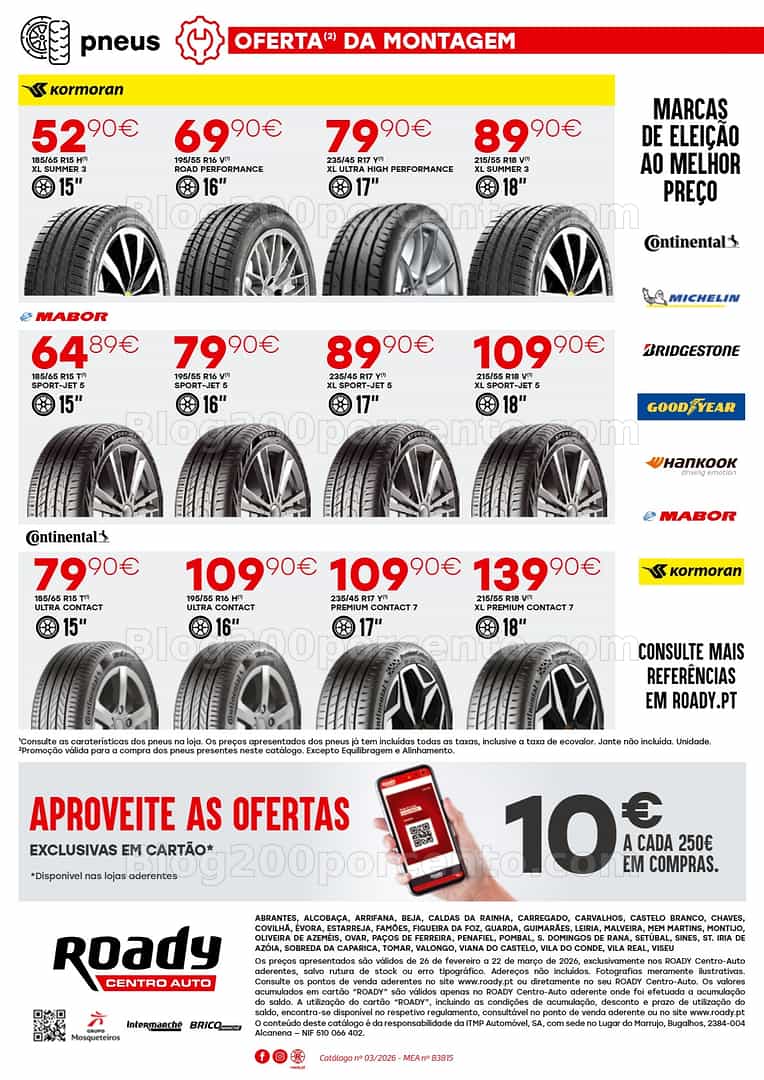 Antevisão Folheto ROADY Promoções de 26 fevereiro a 22 março